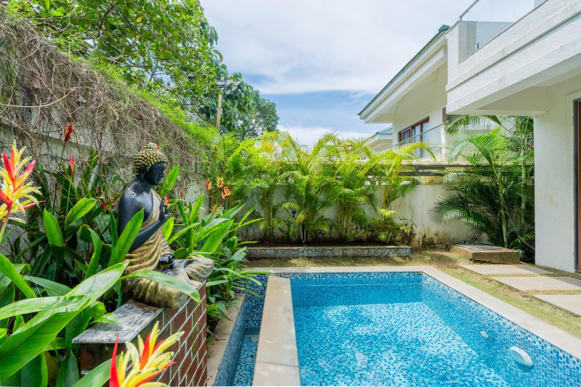 Elivaas 3 Bhk Pvt Pool & Bar - Villa Valerie Oxel Dış mekan fotoğraf