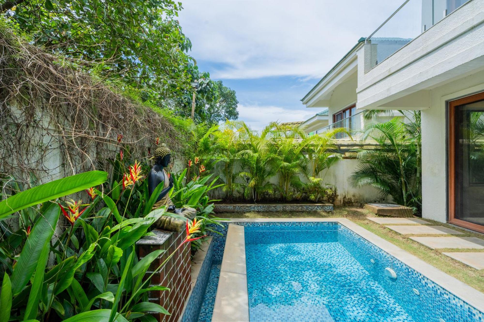 Elivaas 3 Bhk Pvt Pool & Bar - Villa Valerie Oxel Dış mekan fotoğraf
