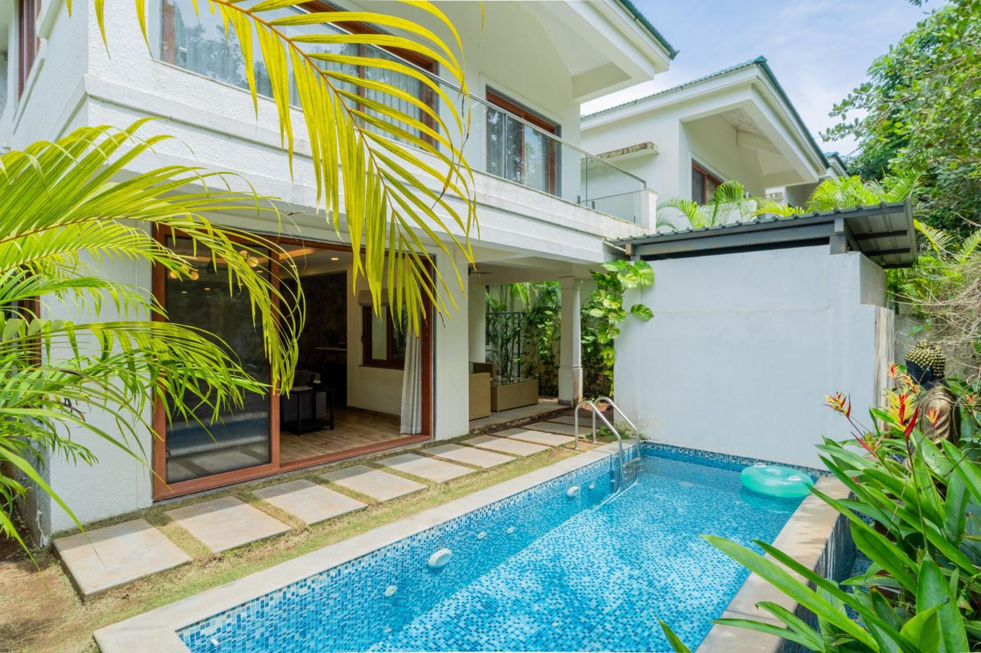 Elivaas 3 Bhk Pvt Pool & Bar - Villa Valerie Oxel Dış mekan fotoğraf