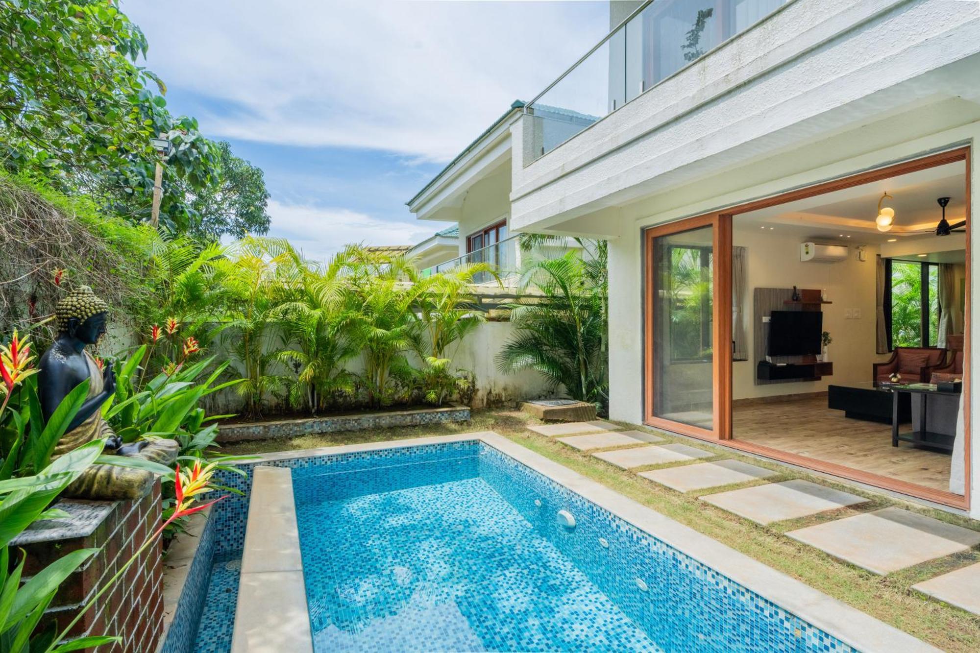 Elivaas 3 Bhk Pvt Pool & Bar - Villa Valerie Oxel Dış mekan fotoğraf