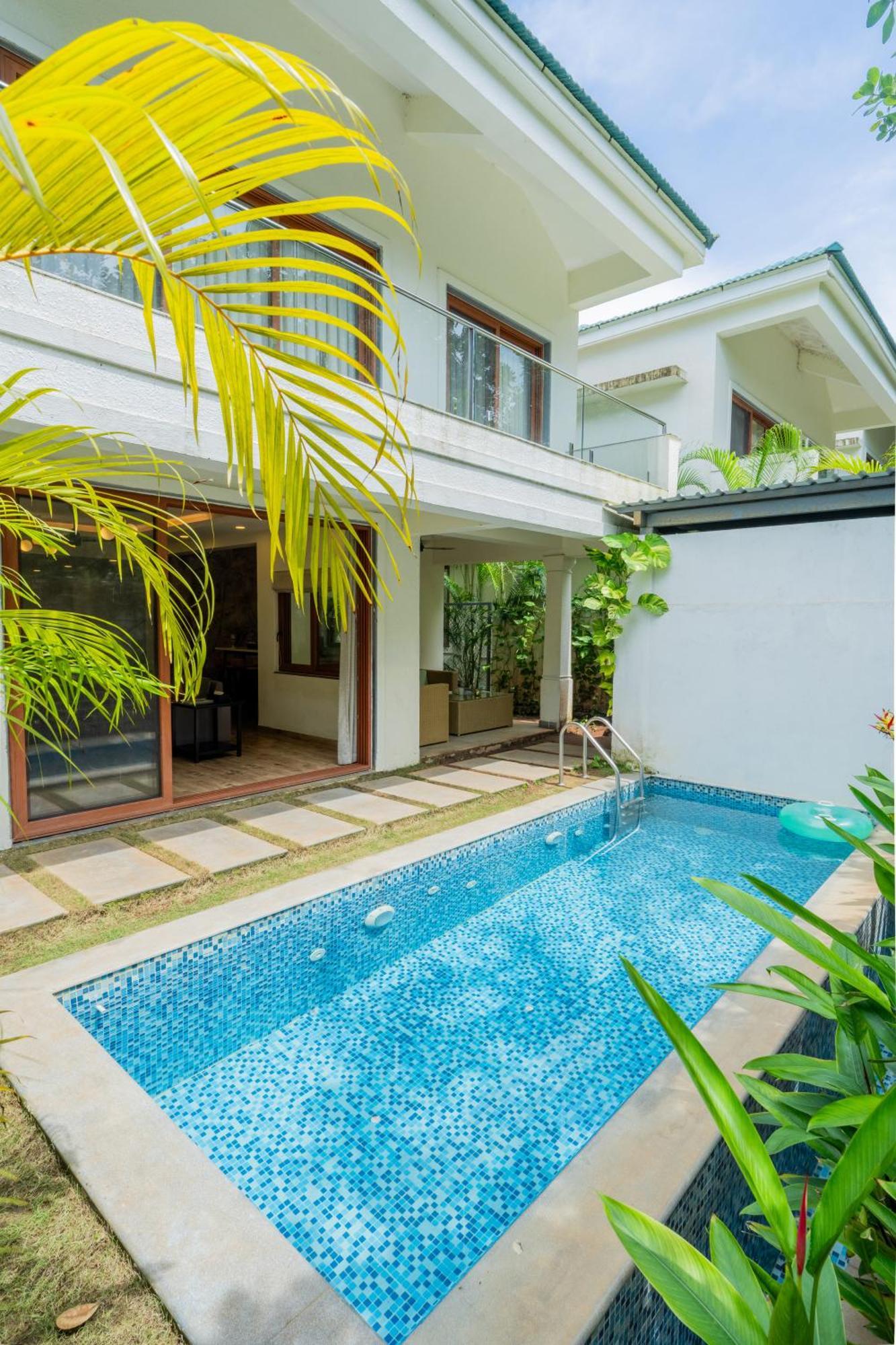 Elivaas 3 Bhk Pvt Pool & Bar - Villa Valerie Oxel Dış mekan fotoğraf