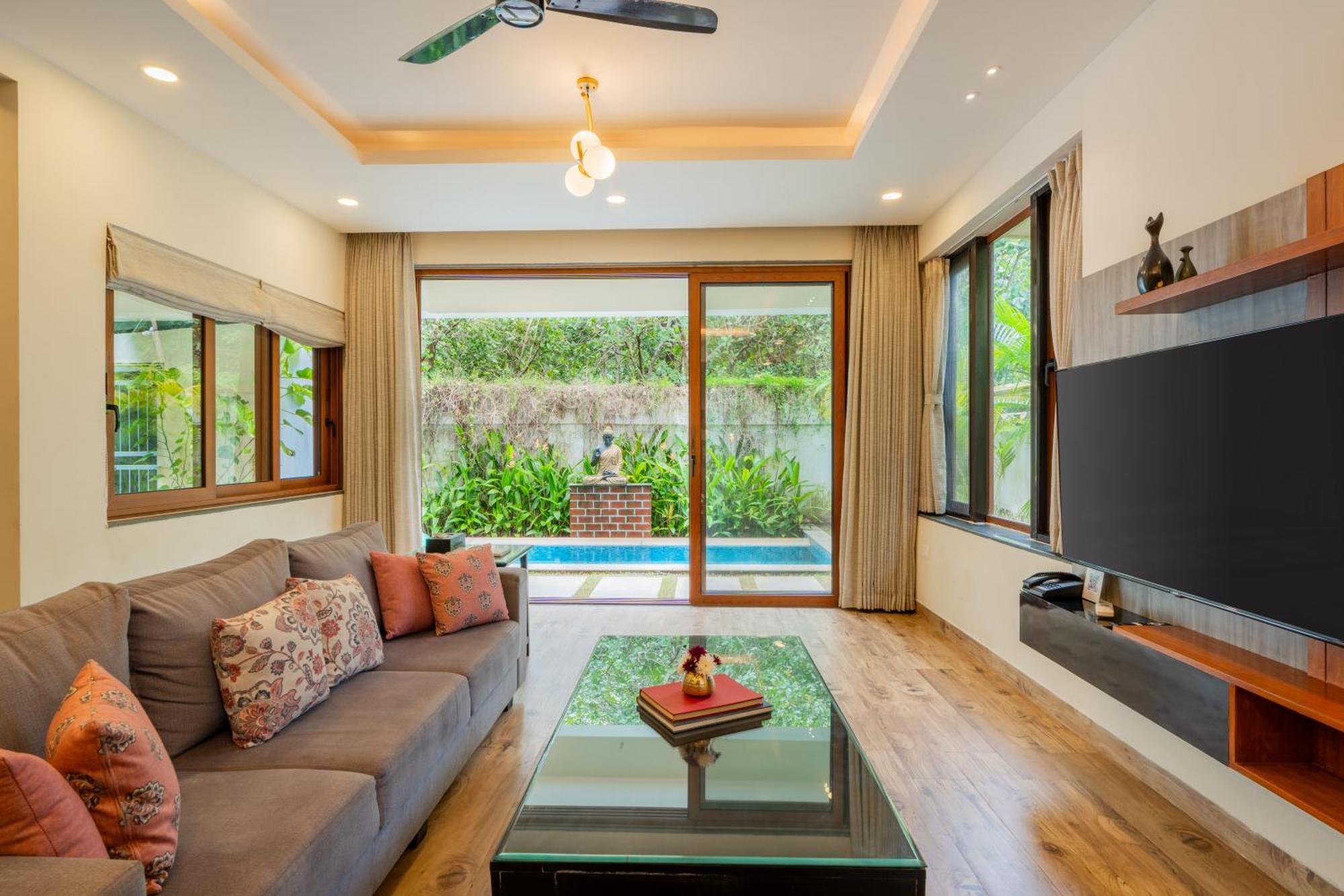 Elivaas 3 Bhk Pvt Pool & Bar - Villa Valerie Oxel Dış mekan fotoğraf