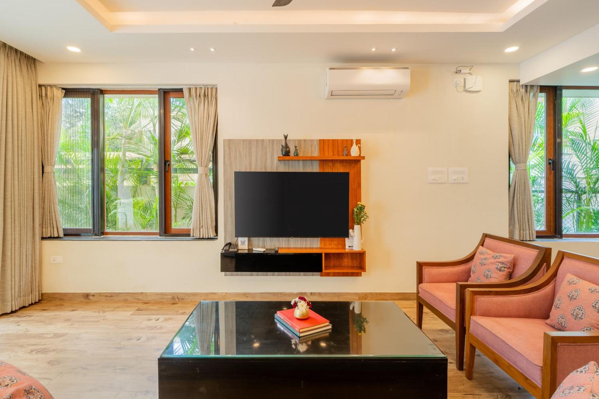 Elivaas 3 Bhk Pvt Pool & Bar - Villa Valerie Oxel Dış mekan fotoğraf