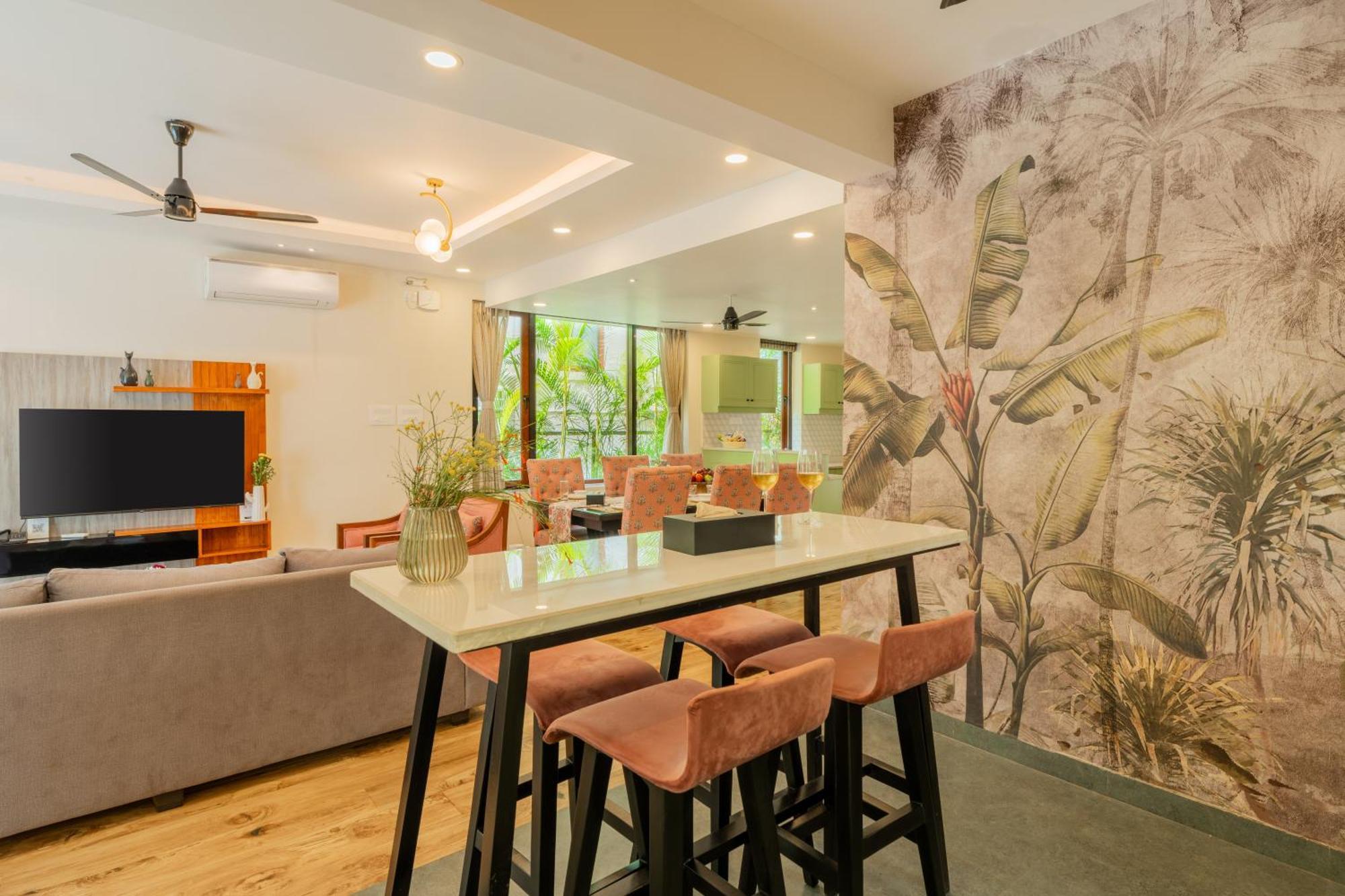 Elivaas 3 Bhk Pvt Pool & Bar - Villa Valerie Oxel Dış mekan fotoğraf
