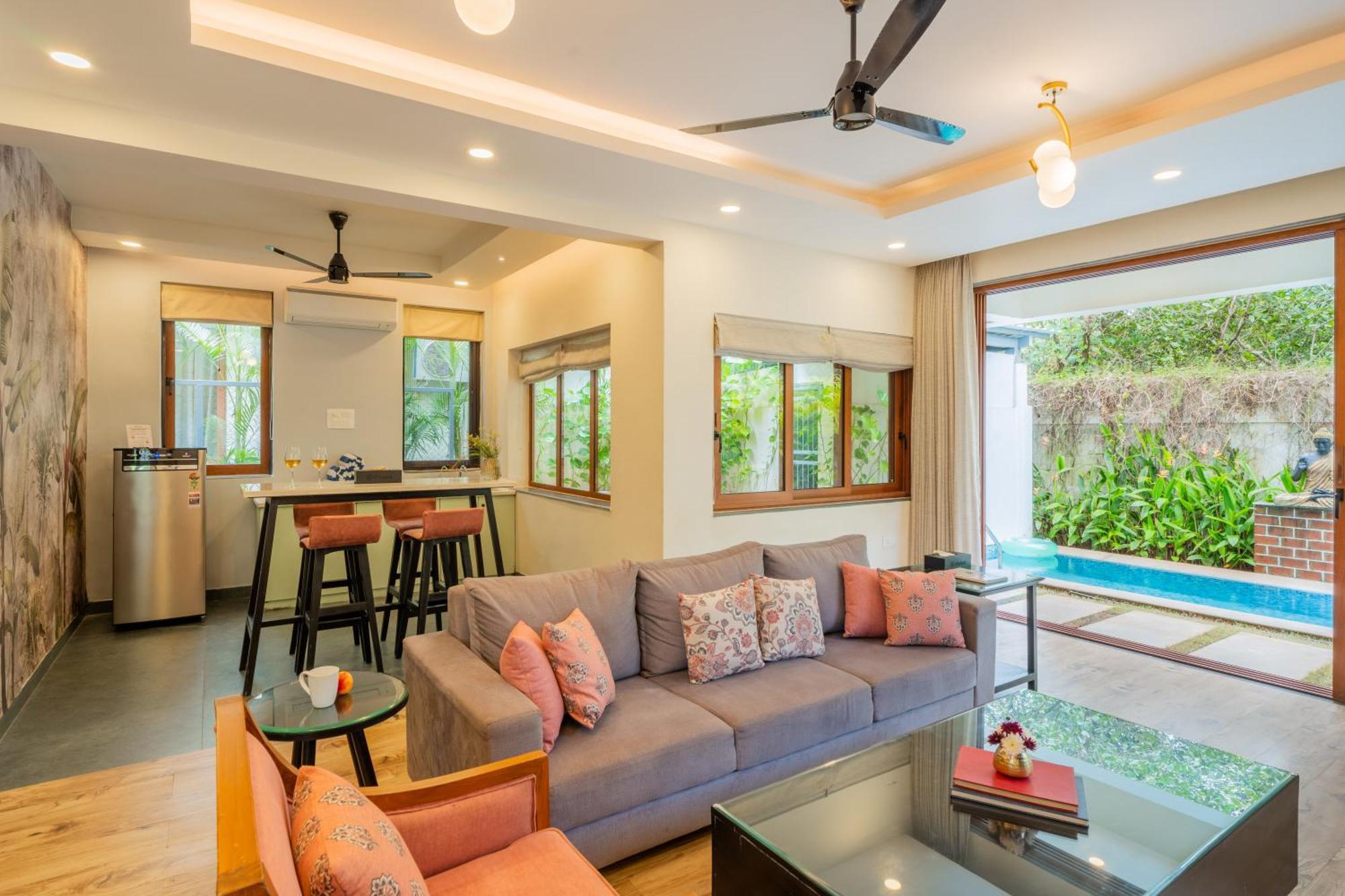 Elivaas 3 Bhk Pvt Pool & Bar - Villa Valerie Oxel Dış mekan fotoğraf