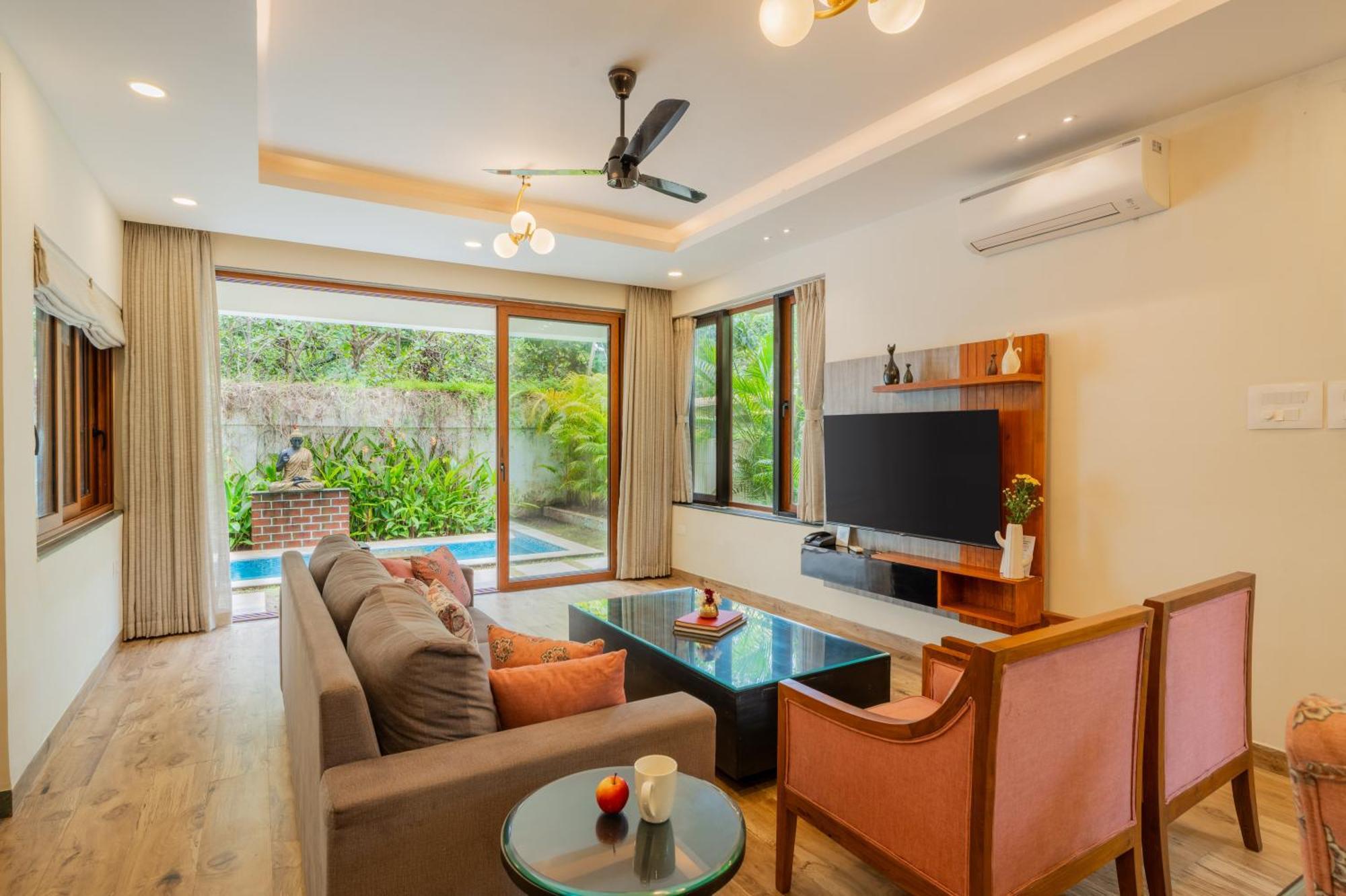 Elivaas 3 Bhk Pvt Pool & Bar - Villa Valerie Oxel Dış mekan fotoğraf