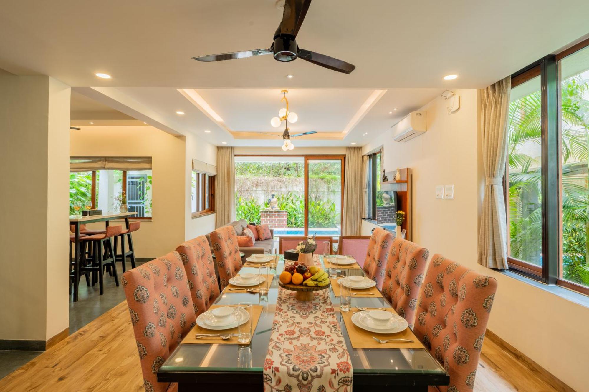 Elivaas 3 Bhk Pvt Pool & Bar - Villa Valerie Oxel Dış mekan fotoğraf