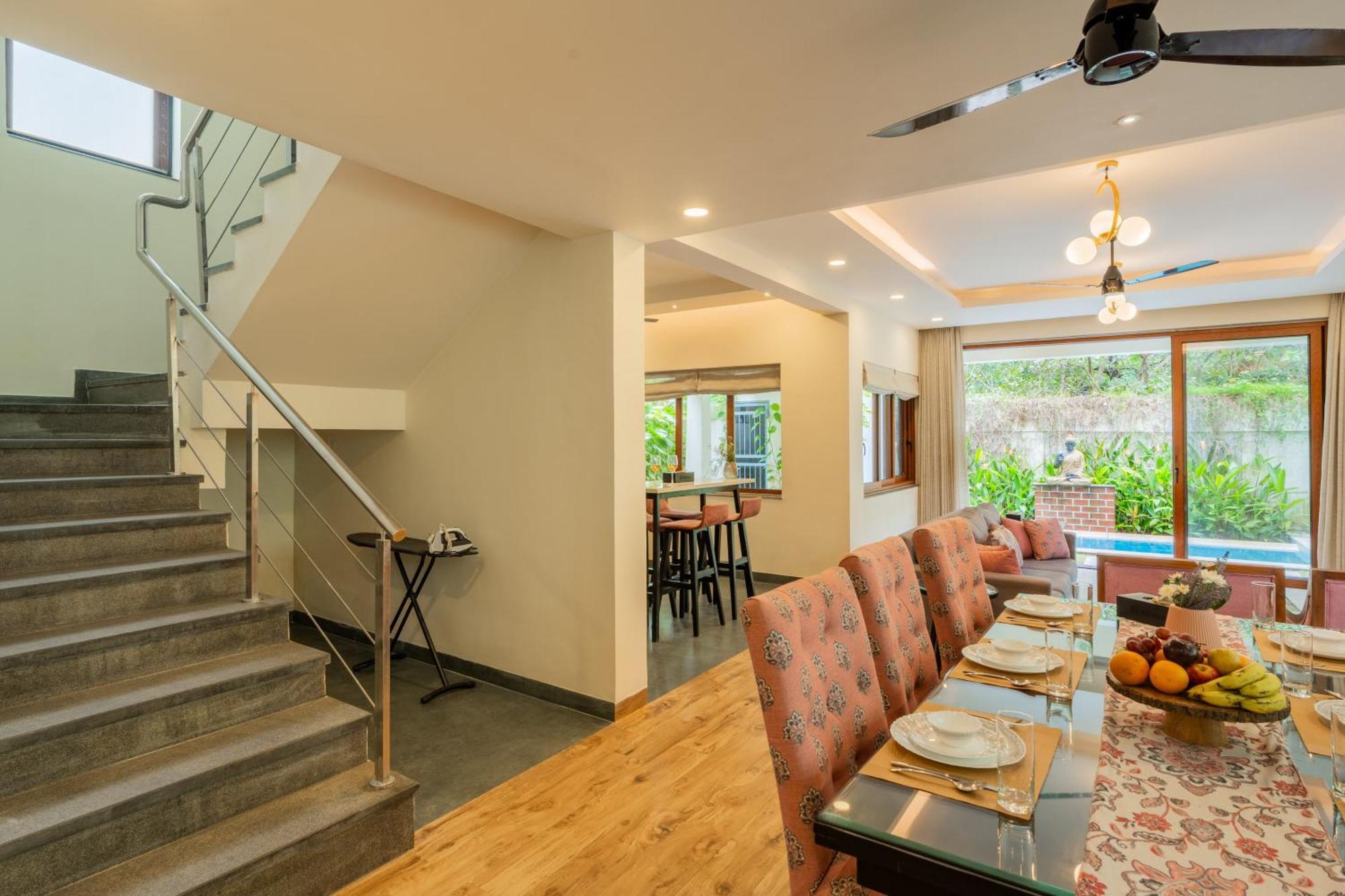 Elivaas 3 Bhk Pvt Pool & Bar - Villa Valerie Oxel Dış mekan fotoğraf