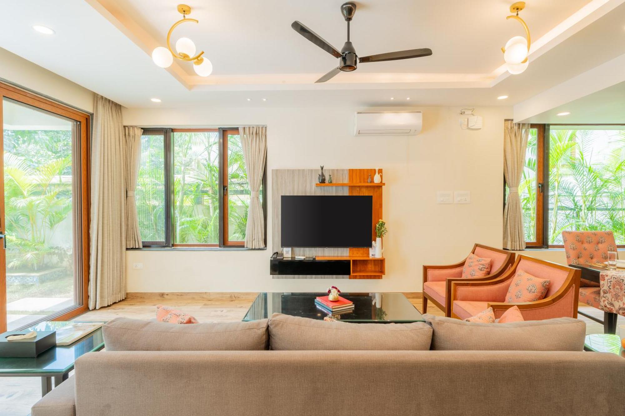 Elivaas 3 Bhk Pvt Pool & Bar - Villa Valerie Oxel Dış mekan fotoğraf