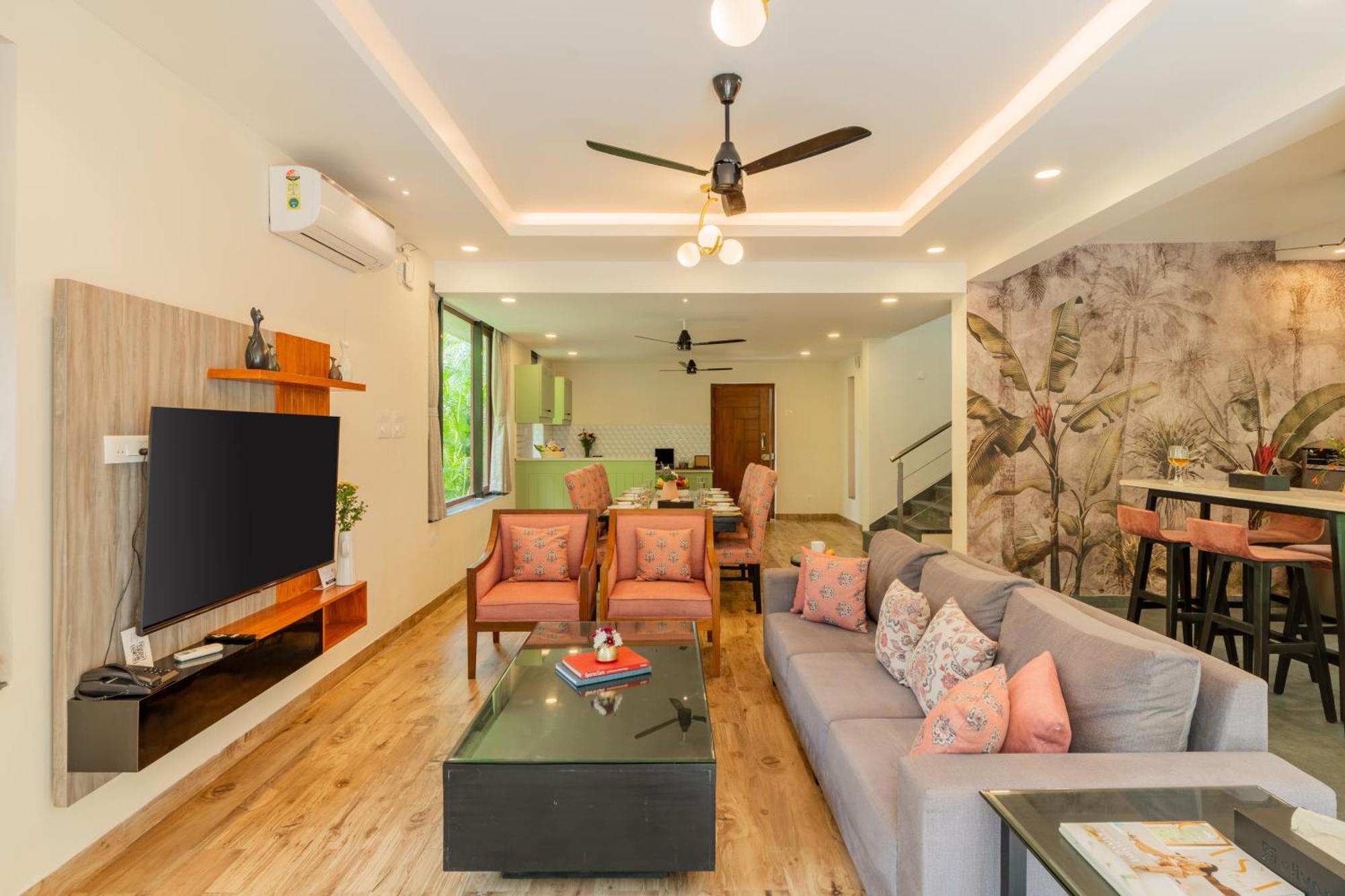 Elivaas 3 Bhk Pvt Pool & Bar - Villa Valerie Oxel Dış mekan fotoğraf