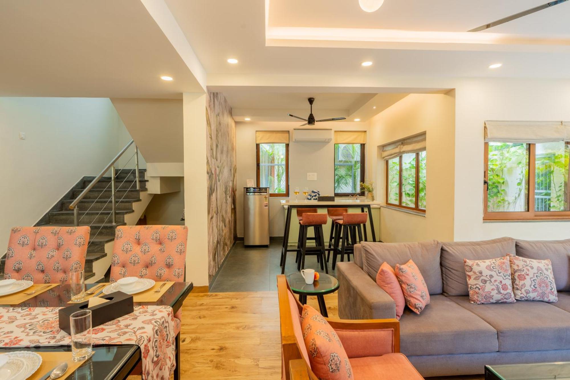 Elivaas 3 Bhk Pvt Pool & Bar - Villa Valerie Oxel Dış mekan fotoğraf