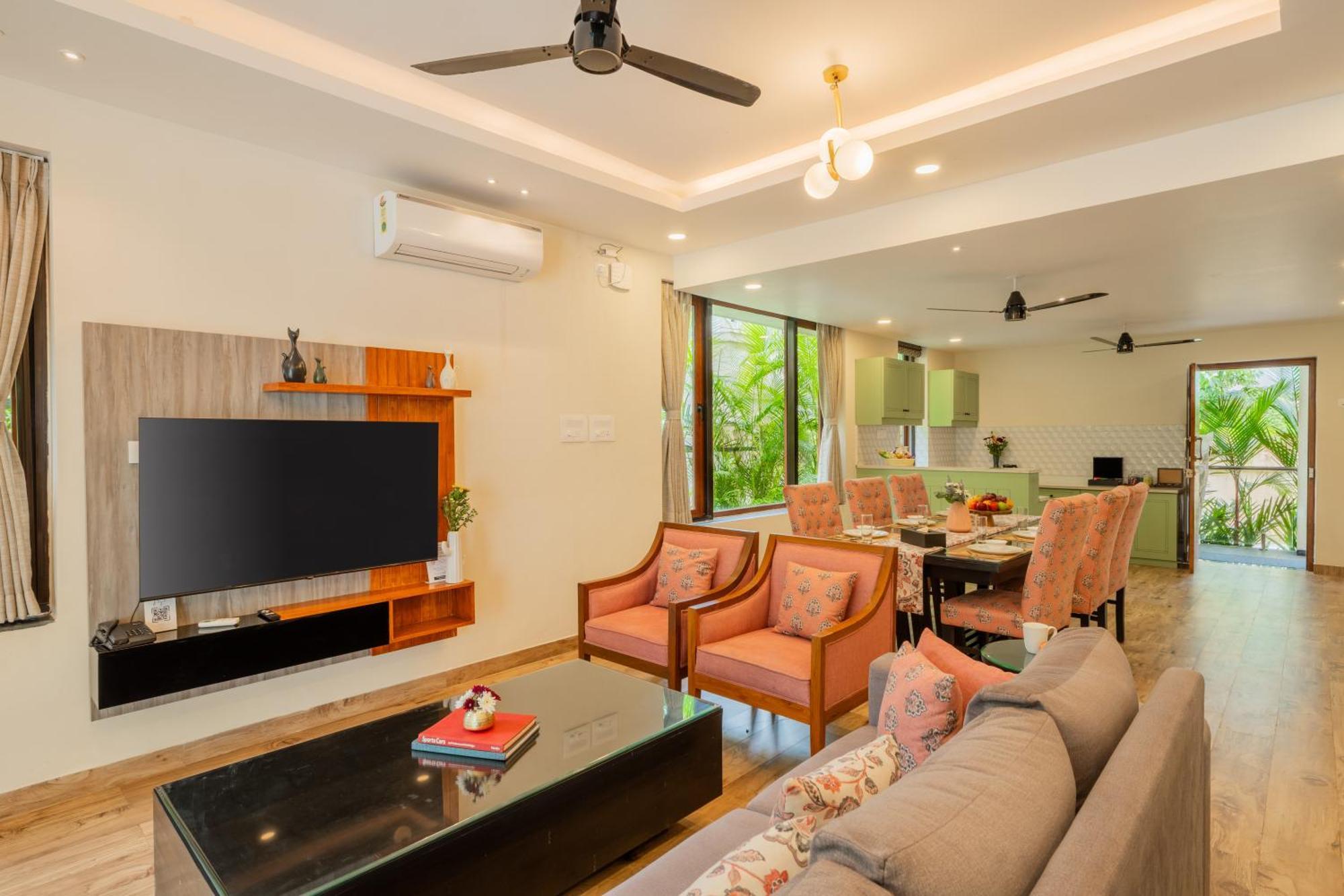 Elivaas 3 Bhk Pvt Pool & Bar - Villa Valerie Oxel Dış mekan fotoğraf