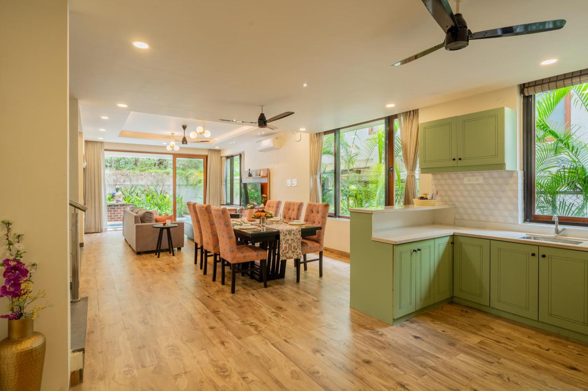 Elivaas 3 Bhk Pvt Pool & Bar - Villa Valerie Oxel Dış mekan fotoğraf