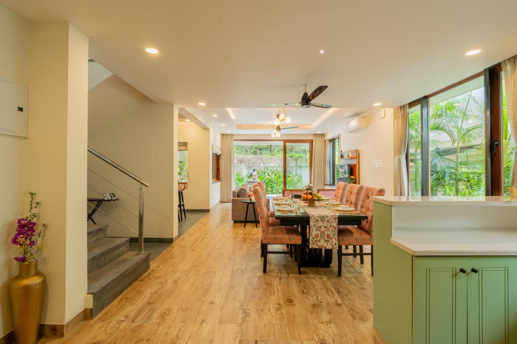 Elivaas 3 Bhk Pvt Pool & Bar - Villa Valerie Oxel Dış mekan fotoğraf