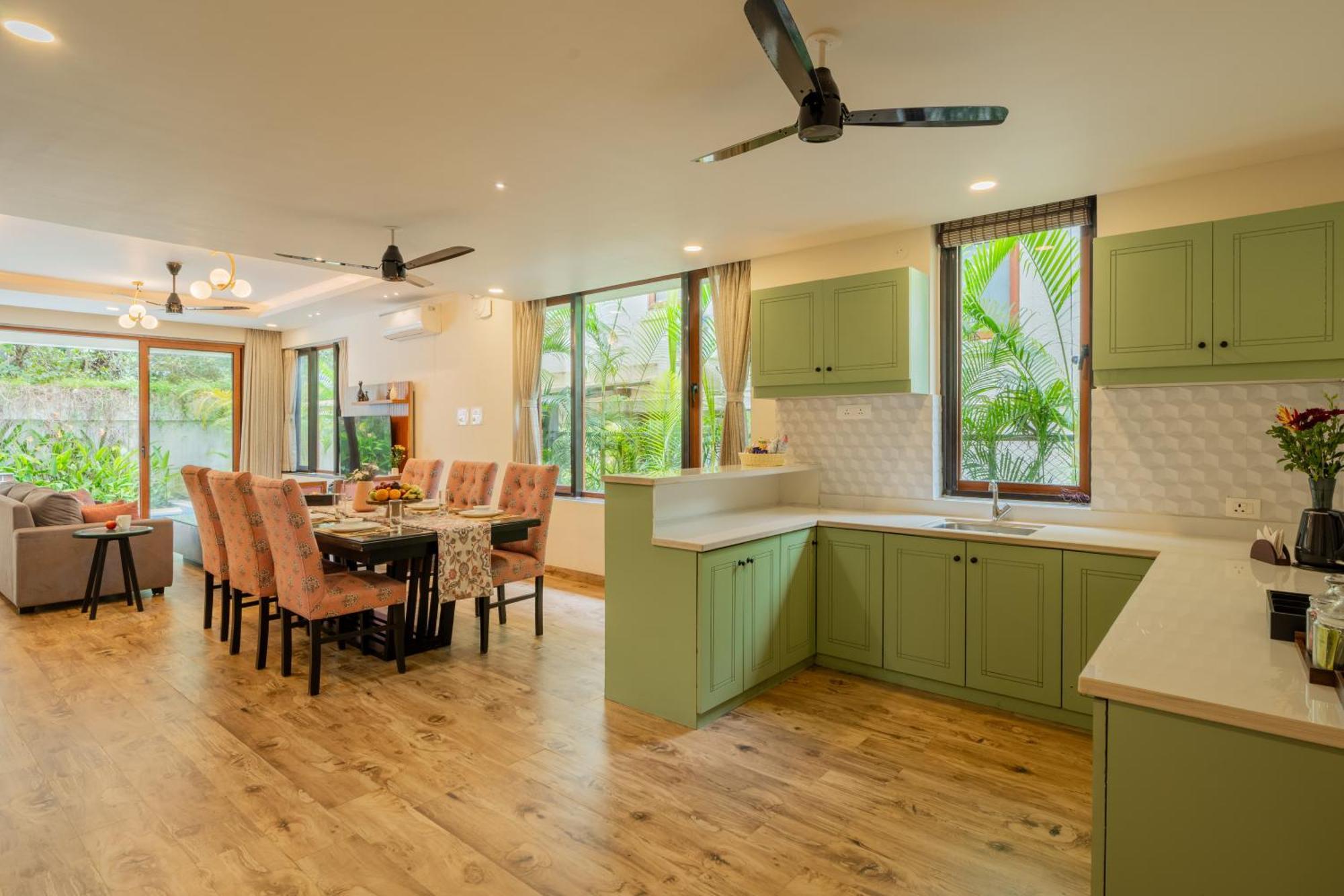 Elivaas 3 Bhk Pvt Pool & Bar - Villa Valerie Oxel Dış mekan fotoğraf