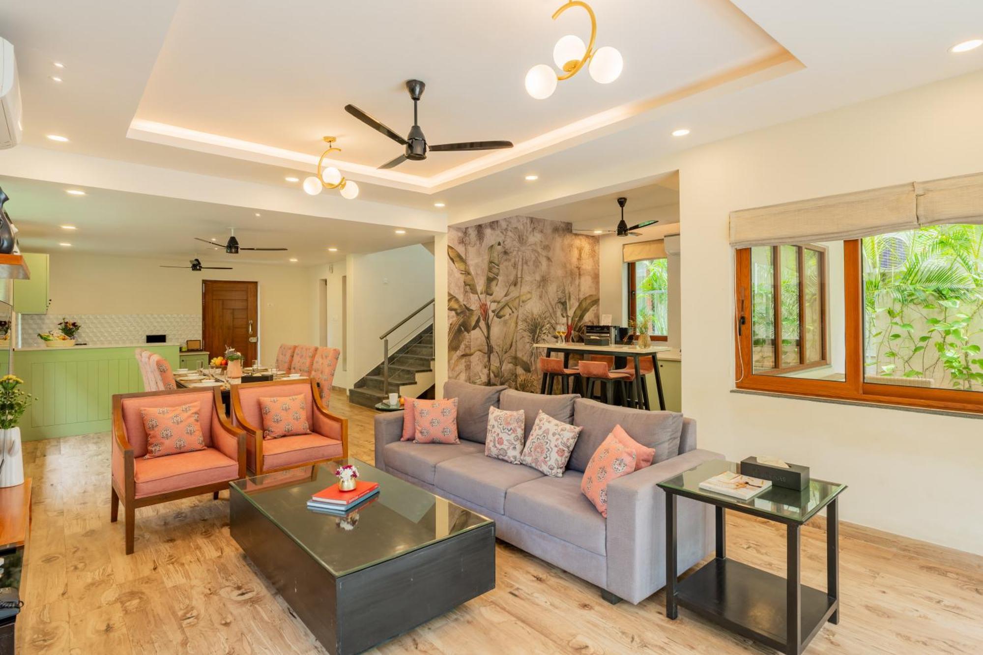Elivaas 3 Bhk Pvt Pool & Bar - Villa Valerie Oxel Dış mekan fotoğraf